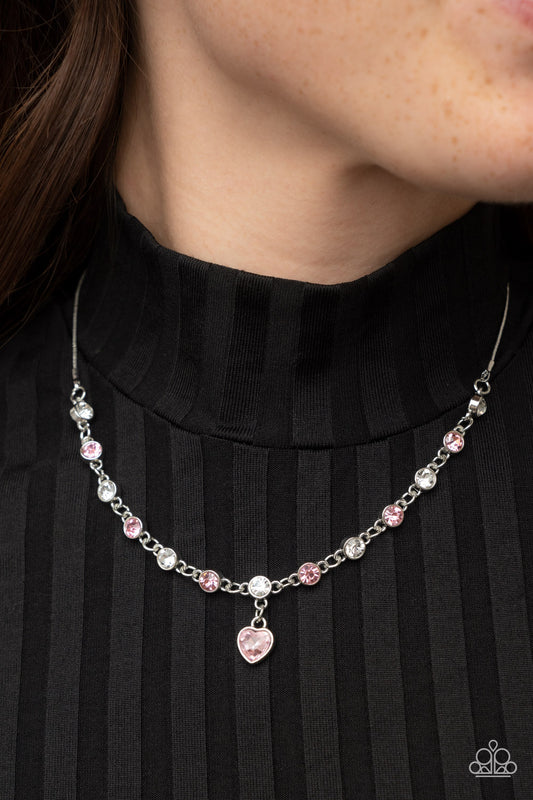 Paparazzi True Love Trinket - Pink Necklace - A Finishing Touch Jewelry