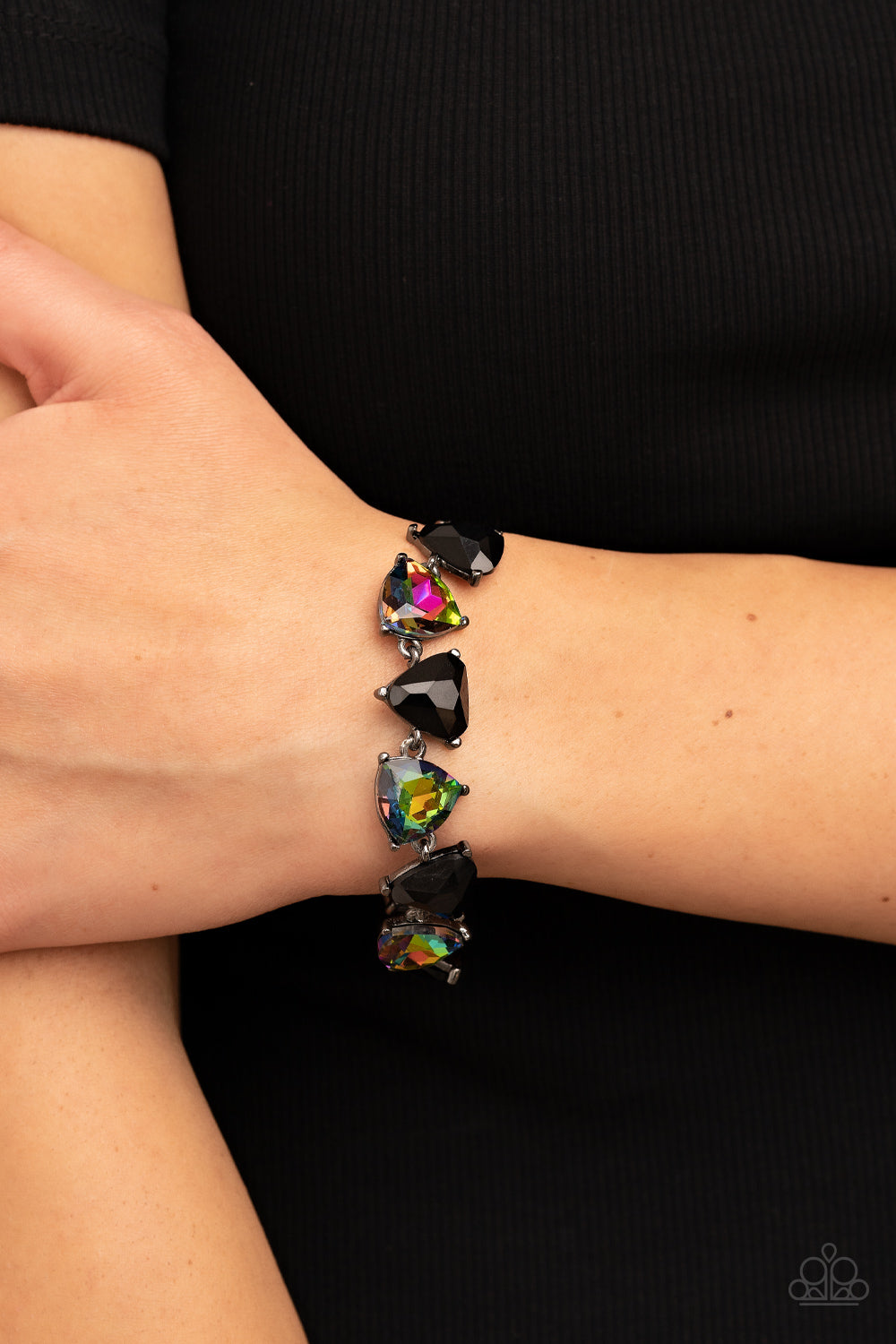 Paparazzi Pumped up Prisms - Multi Bracelet-Paparazzi Jewelry Images