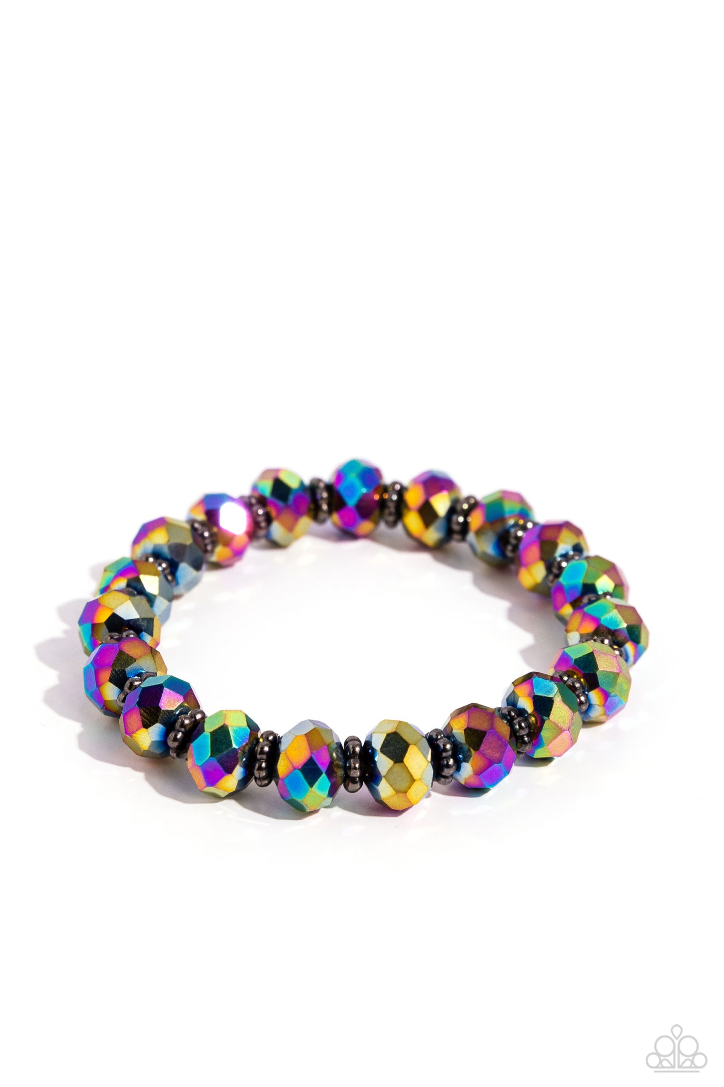 Paparazzi Shimmering Satisfaction - Multi Oil Spill Bracelet