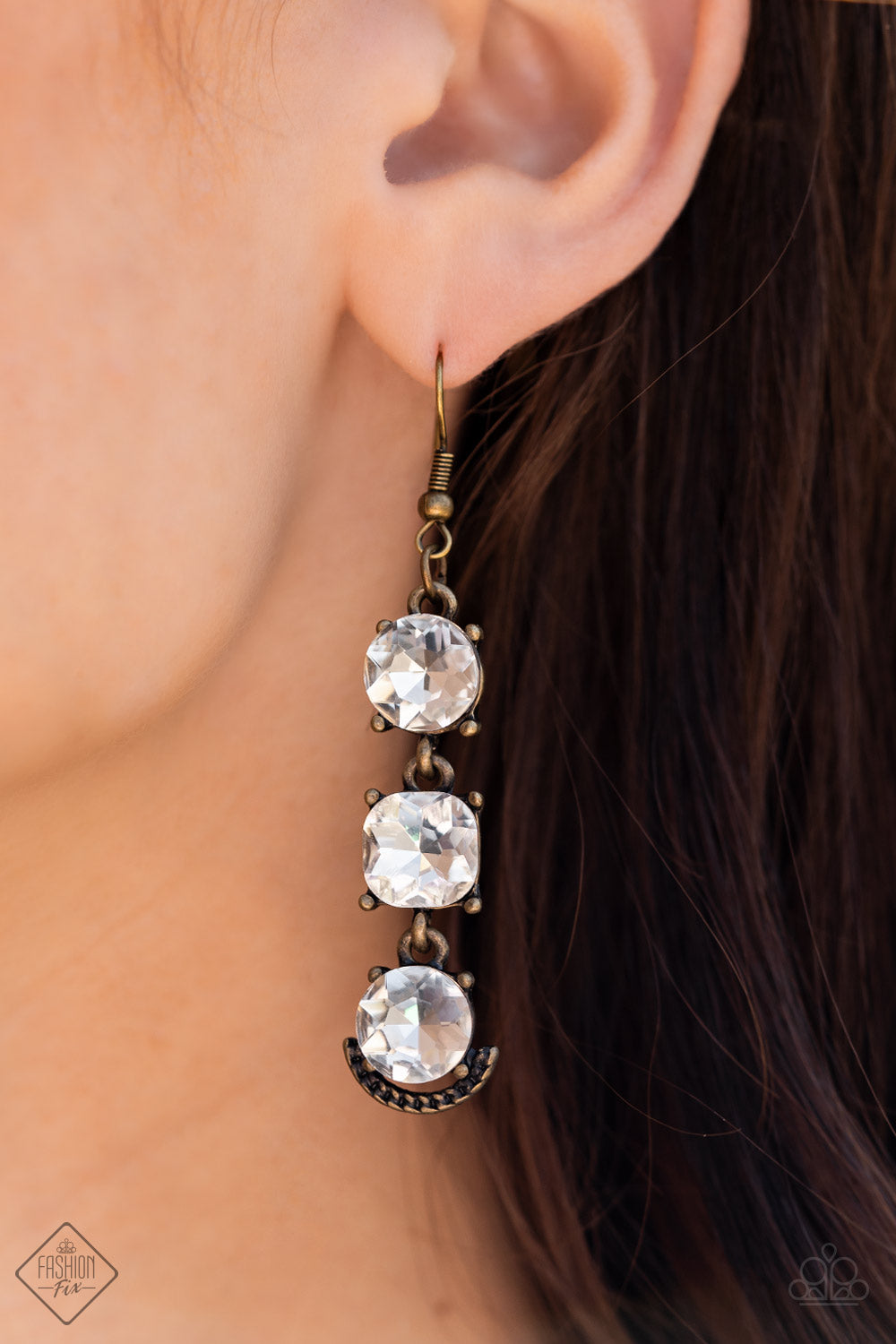 Determined to Dazzle - Brass - A Finishing Touch Jewelry
