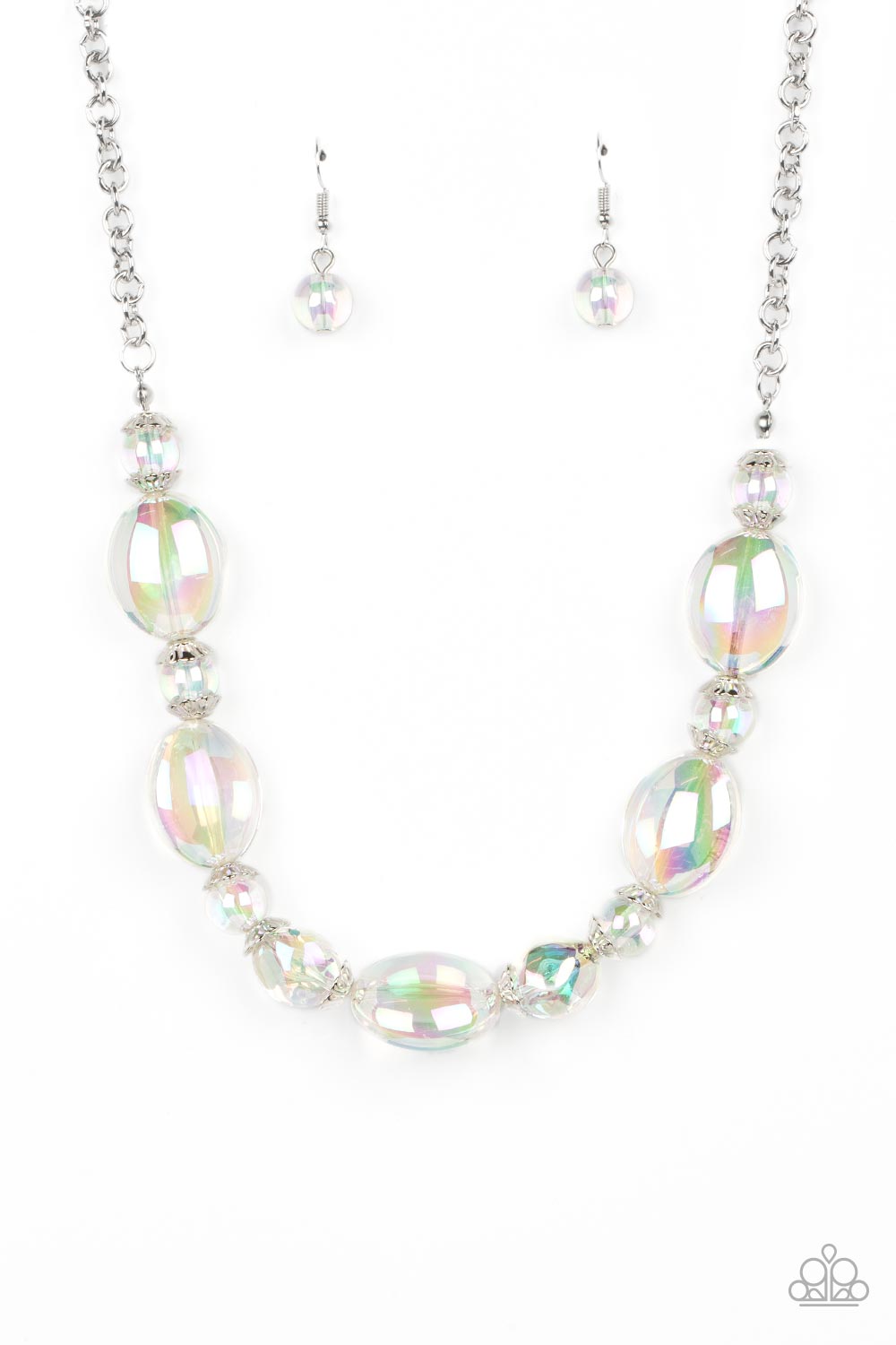 Paparazzi 2pc Set - Prismatic Magic - Multi Necklace and Iridescent Illusions - Multi Bracelet - A Finishing Touch Jewelry