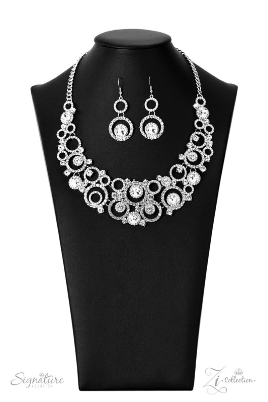 The Jennifer 2022 Paparazzi Zi Collection - Silver Necklace - paparazzi jewelry images