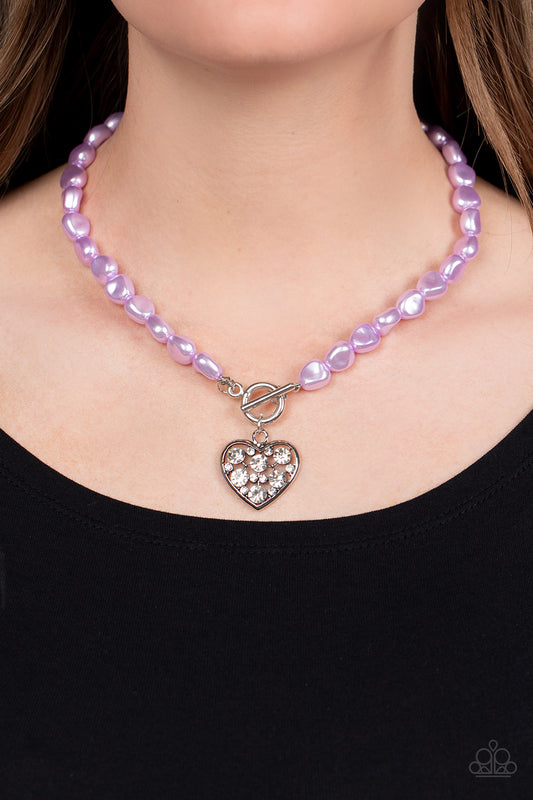 Paparazzi Color Me Smitten - Purple Necklace