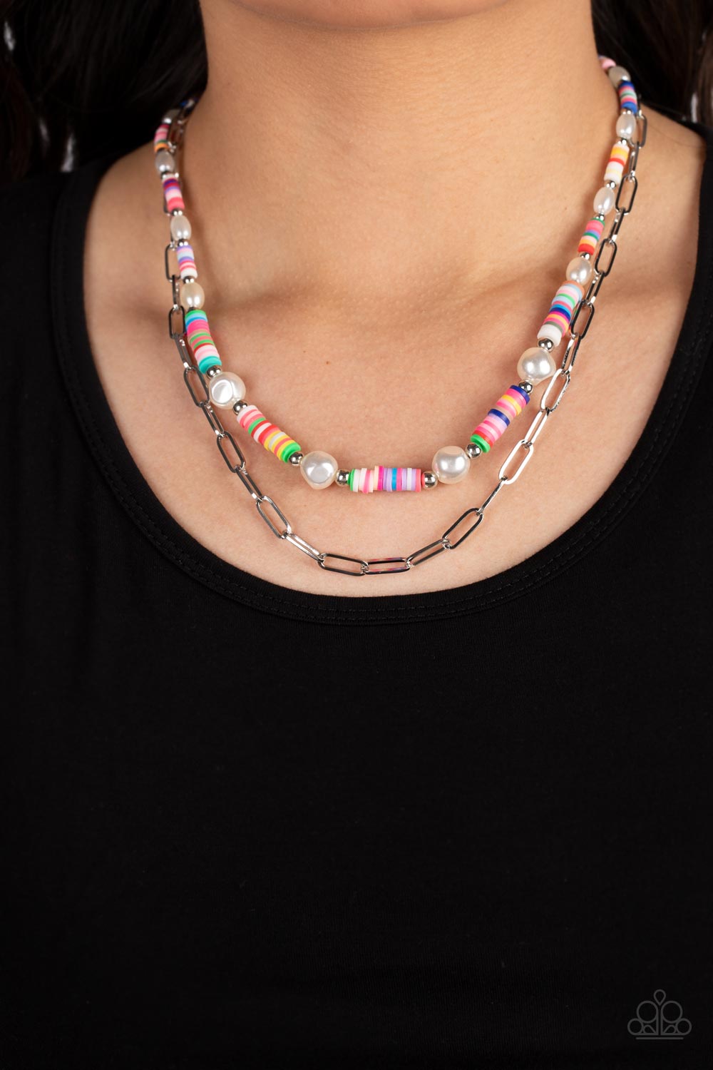 Paparazzi Multi Tidal Trendsetter - Multi Necklace- Paparazzi Jewelry Images