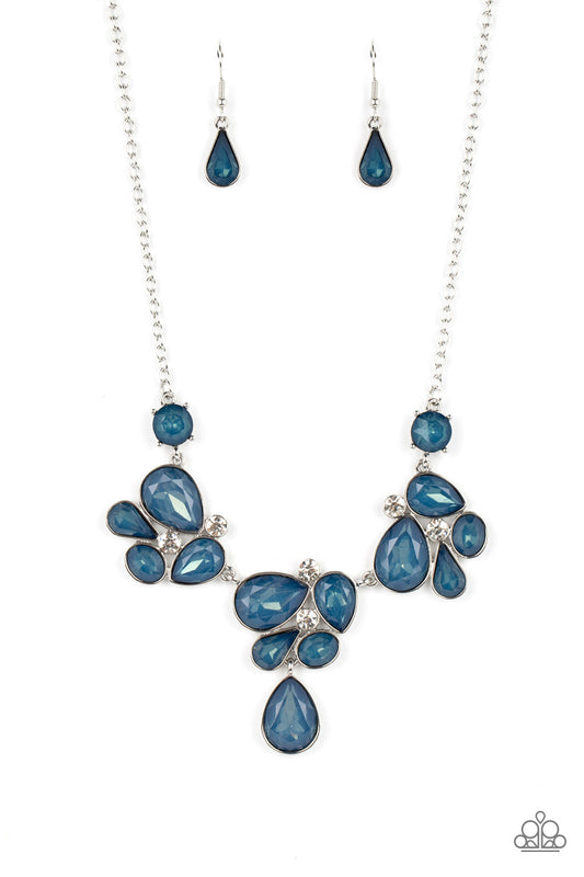 Paparazzi Everglade Escape - Blue Necklace - Paparazzi Jewelry Images