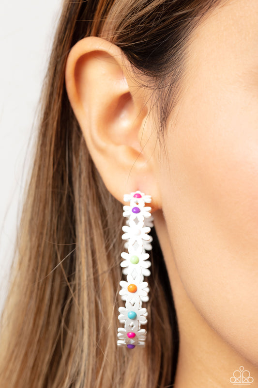 Paparazzi Daisy Disposition - Multi Earrings