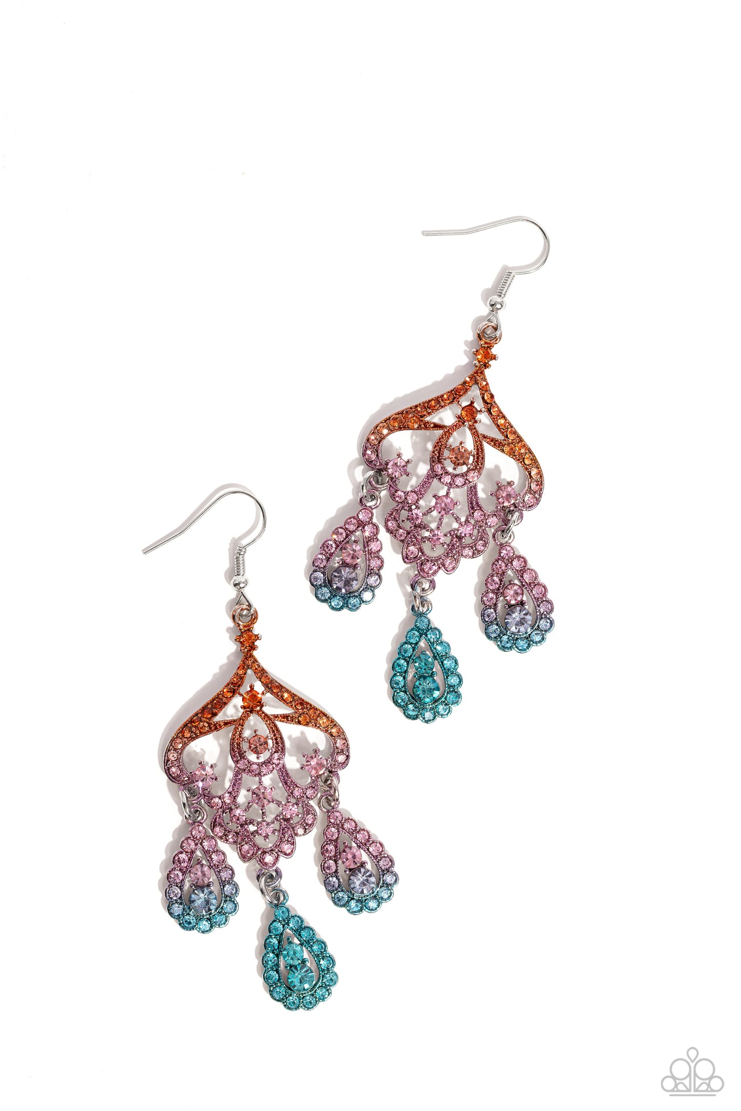 Paparazzi Chandelier Command - Multi Earrings