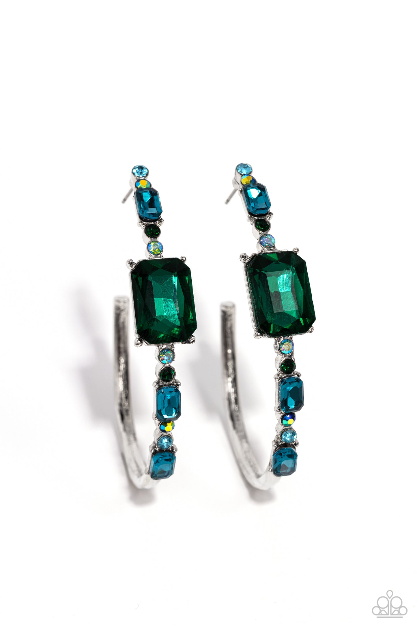 Paparazzi Elite Ensemble - Green Earrings