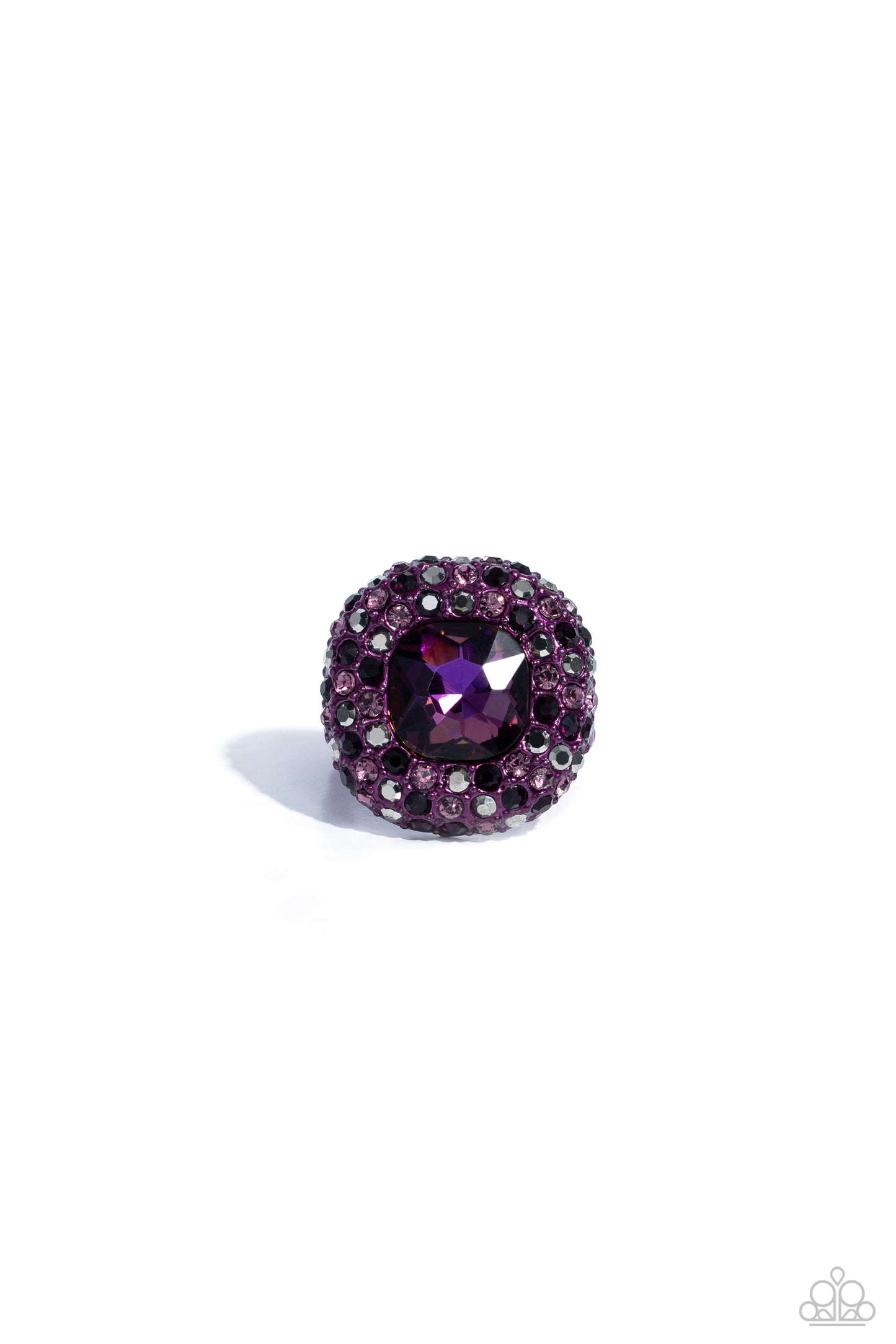 Paparazzi Glistening Grit - Purple Ring