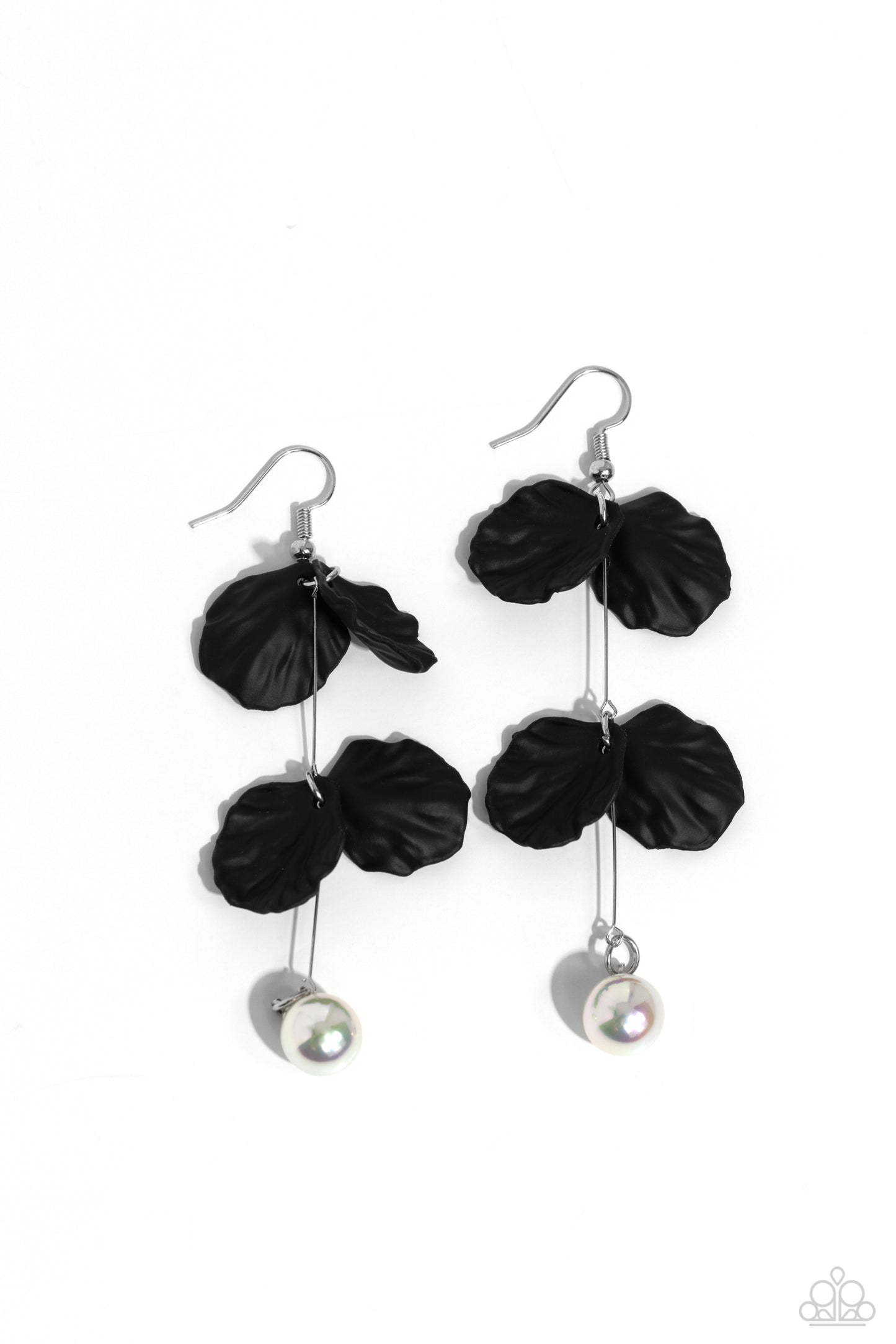 Paparazzi Edwardian Era - Black Earrings