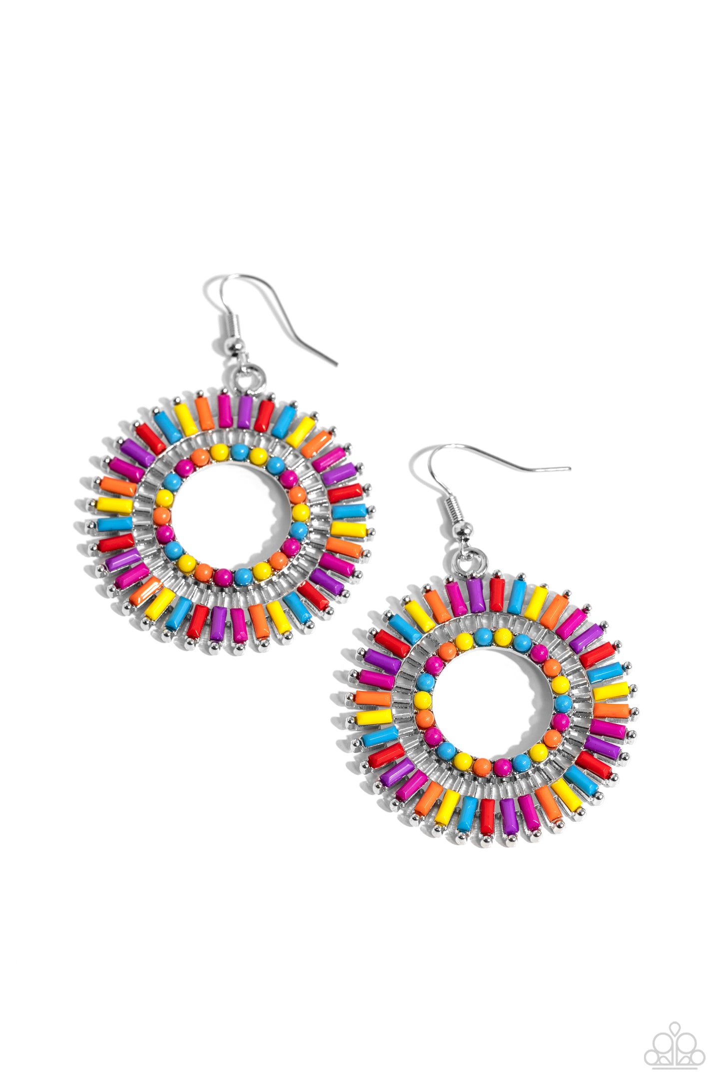 Paparazzi Ferris Wheel Finale - Multi Earrings