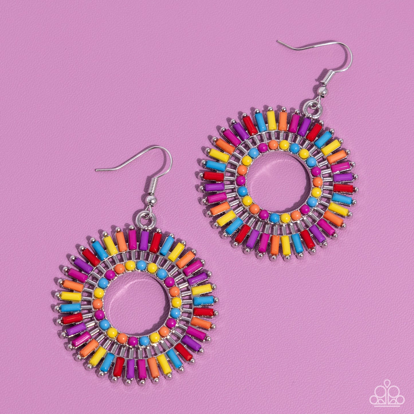 Paparazzi Ferris Wheel Finale - Multi Earrings