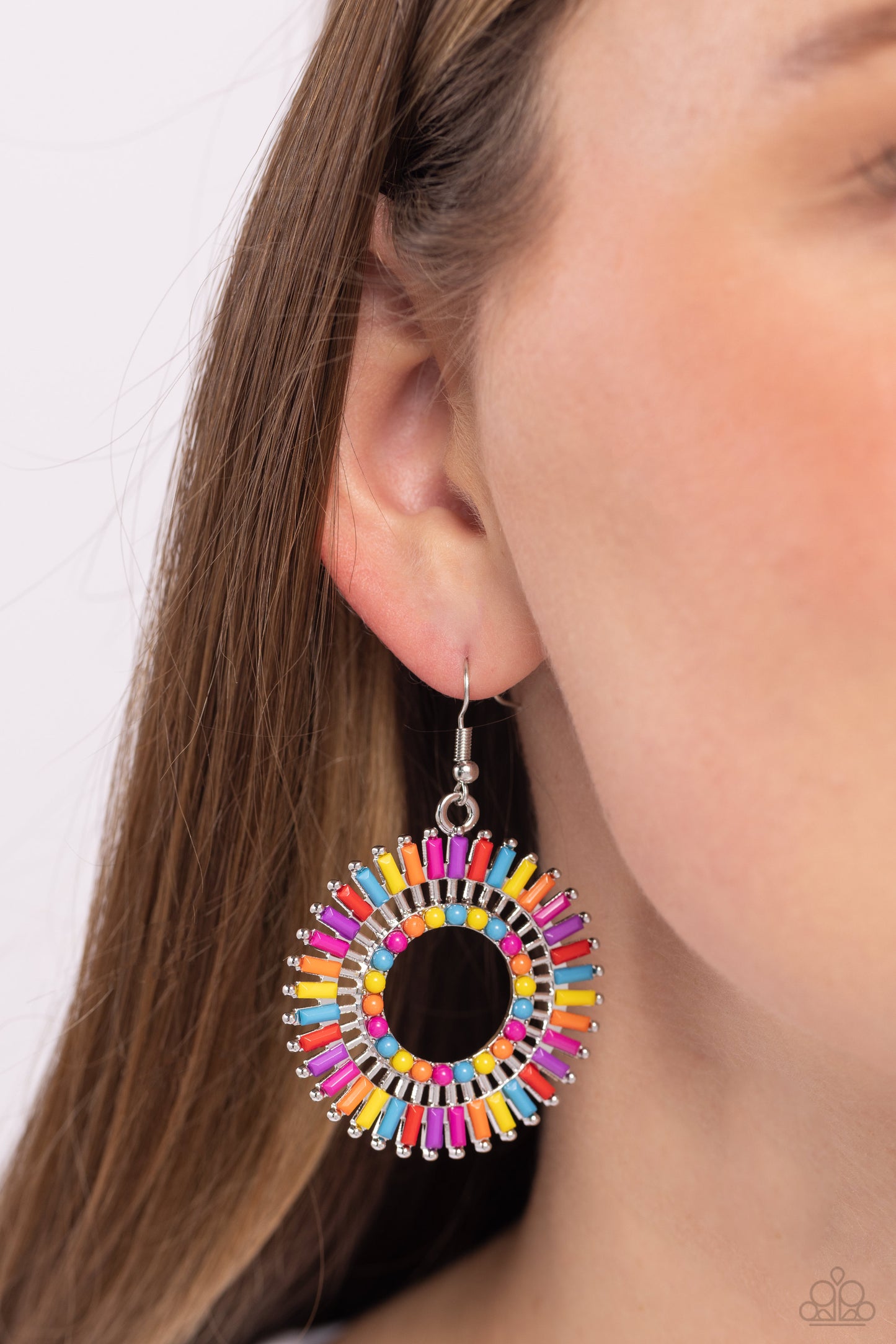 Paparazzi Ferris Wheel Finale - Multi Earrings