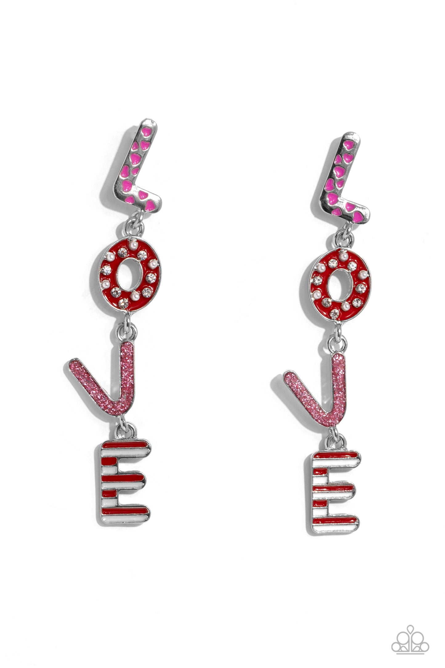 Paparazzi Admirable Assortment - Pink Earring