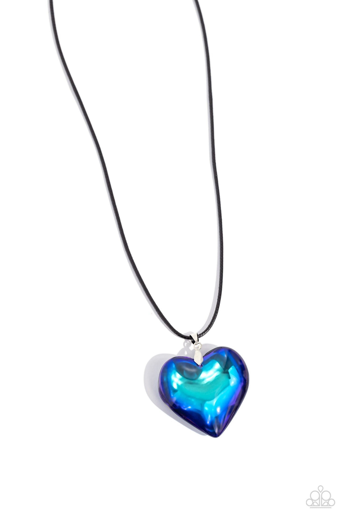 Paparazzi Seize the Simplicity - Blue Heart Necklace