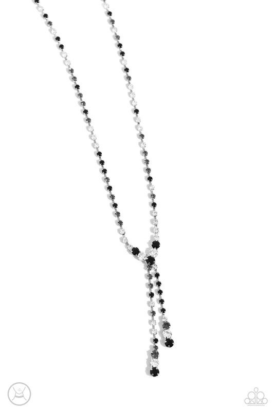 Paparazzi Blinding Balance - Black Necklace