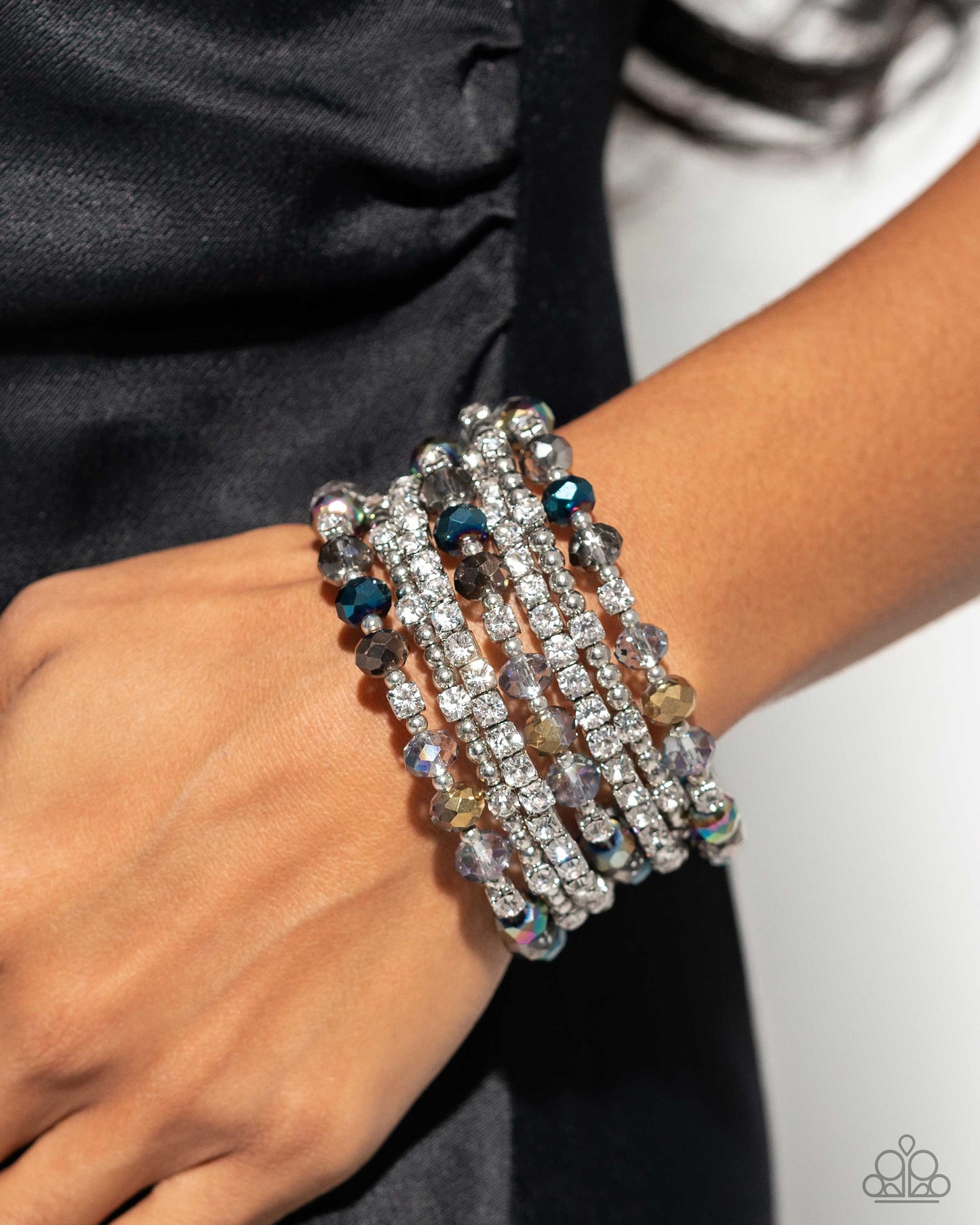 Paparazzi Sizzling Stack - Multi Bracelet