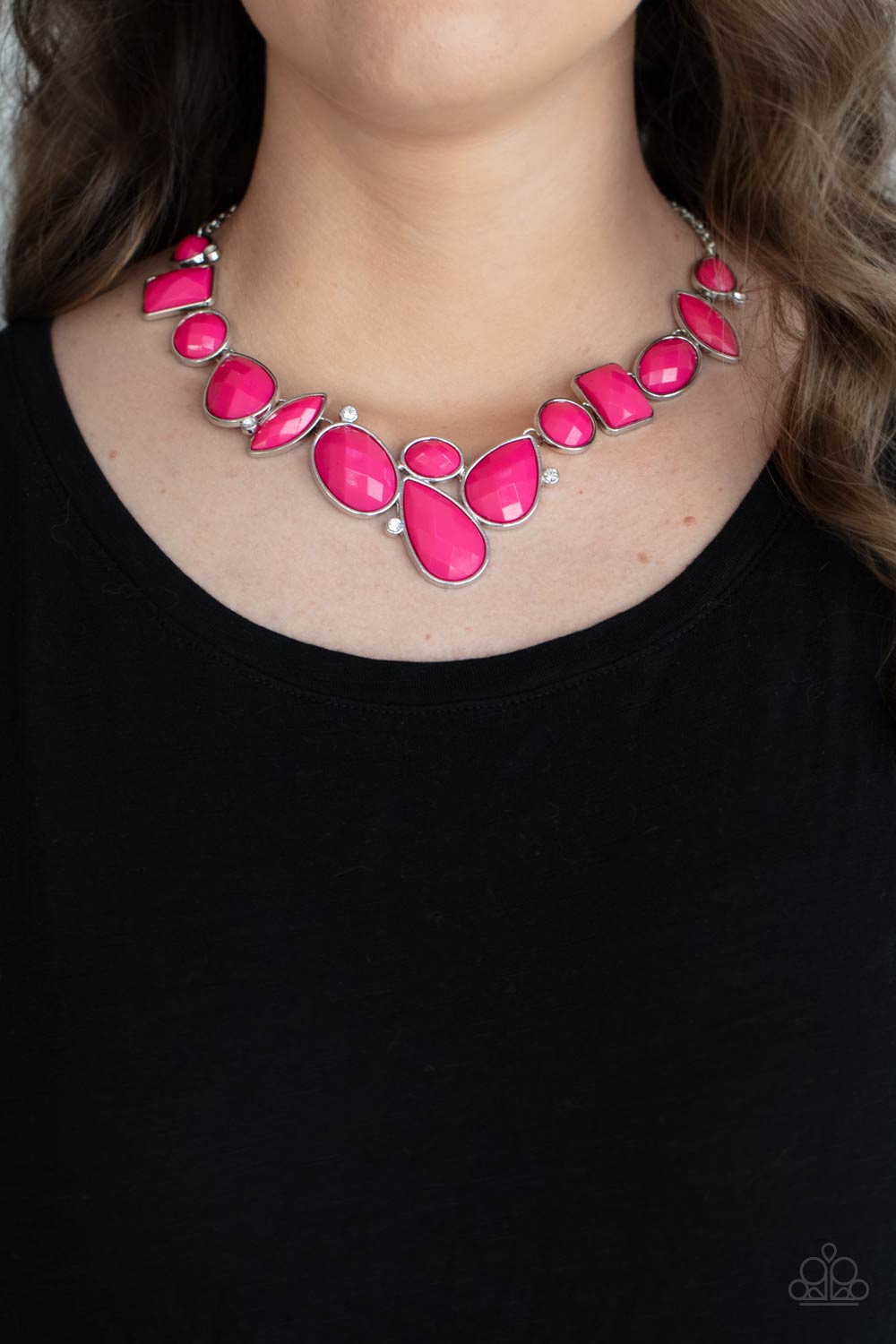 Paparazzi  Mystical Mirage - Pink Necklace - A Finishing Touch Jewelry