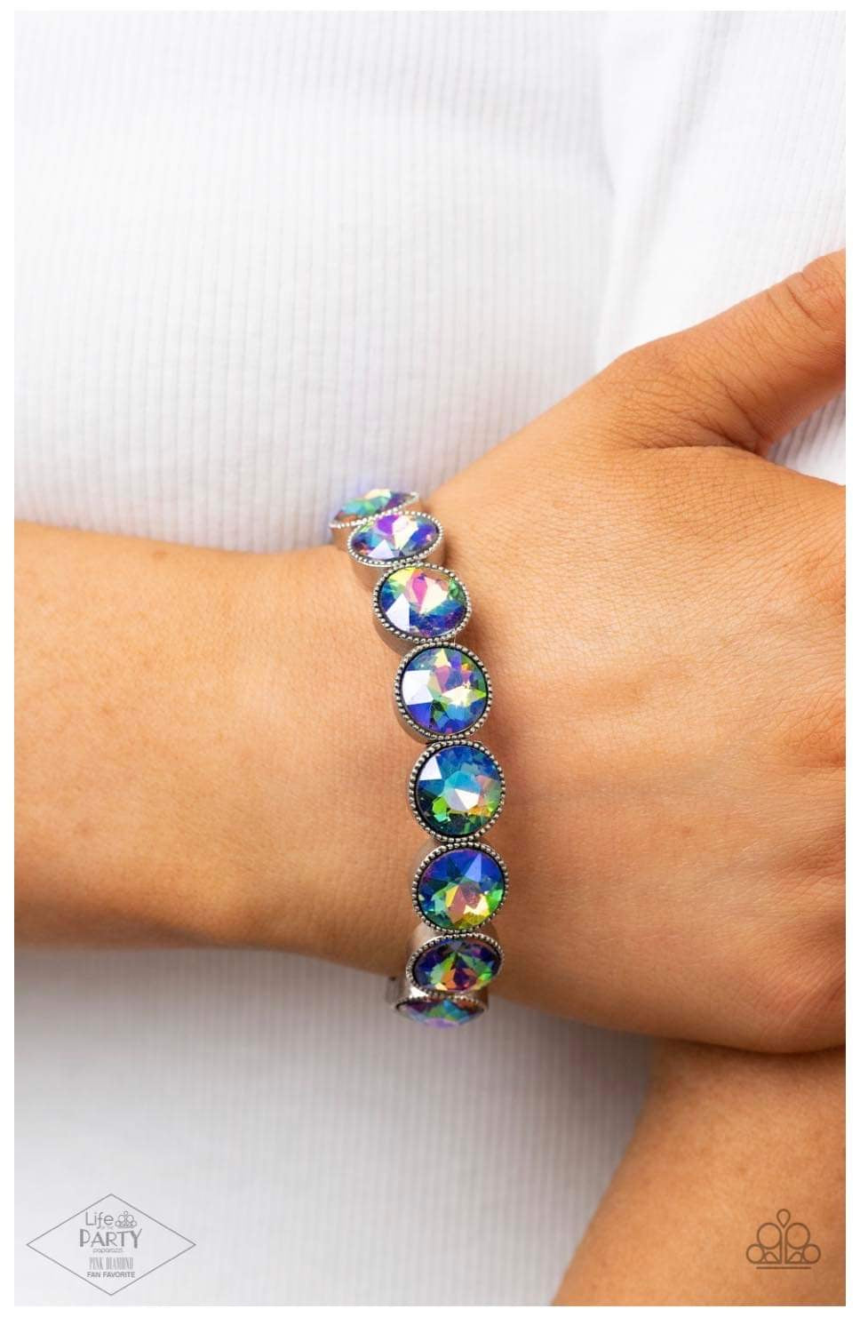 Paparazzi Number One Knockout  - Blue Bracelet - Bling Jewelry