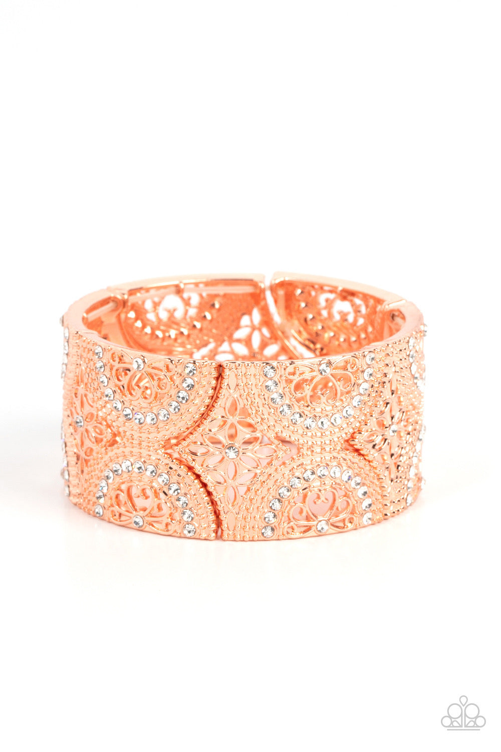 Paparazzi Wheeling and Dealing - Copper Bracelet -Paparazzi Jewelry Images