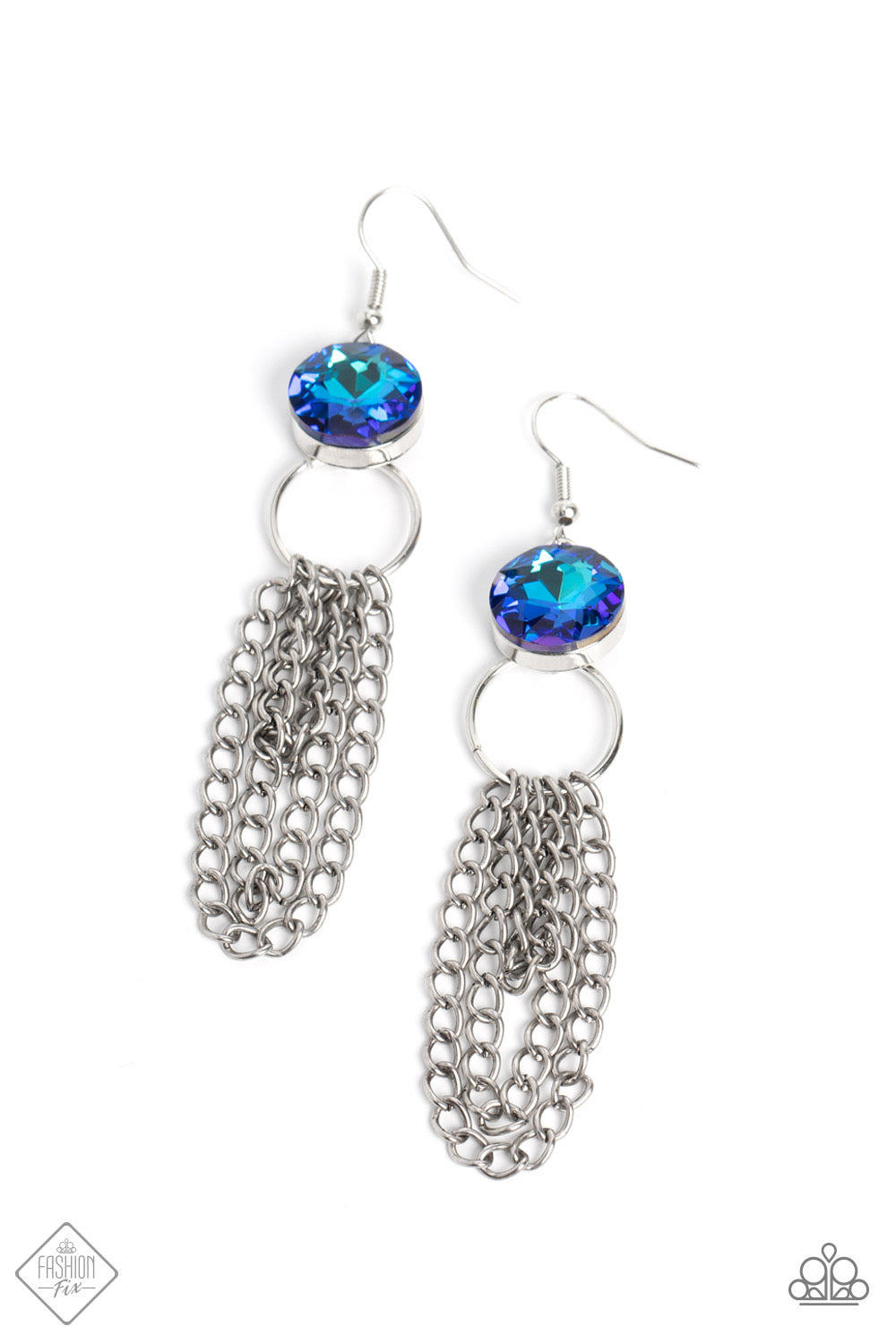 Paparazzi 2pc set: Excalibur Extravagance - Blue Necklace & Arthurian A-Lister - Blue Earrings- December Fashion Fix