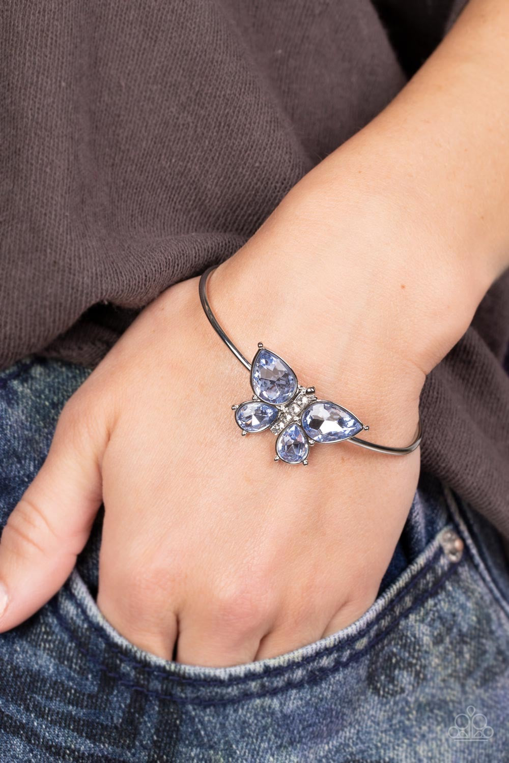 Butterfly Necklace - Butterfly Ring - Butterfly Bracelet - Jewelry Set Paparazzi jewelry image