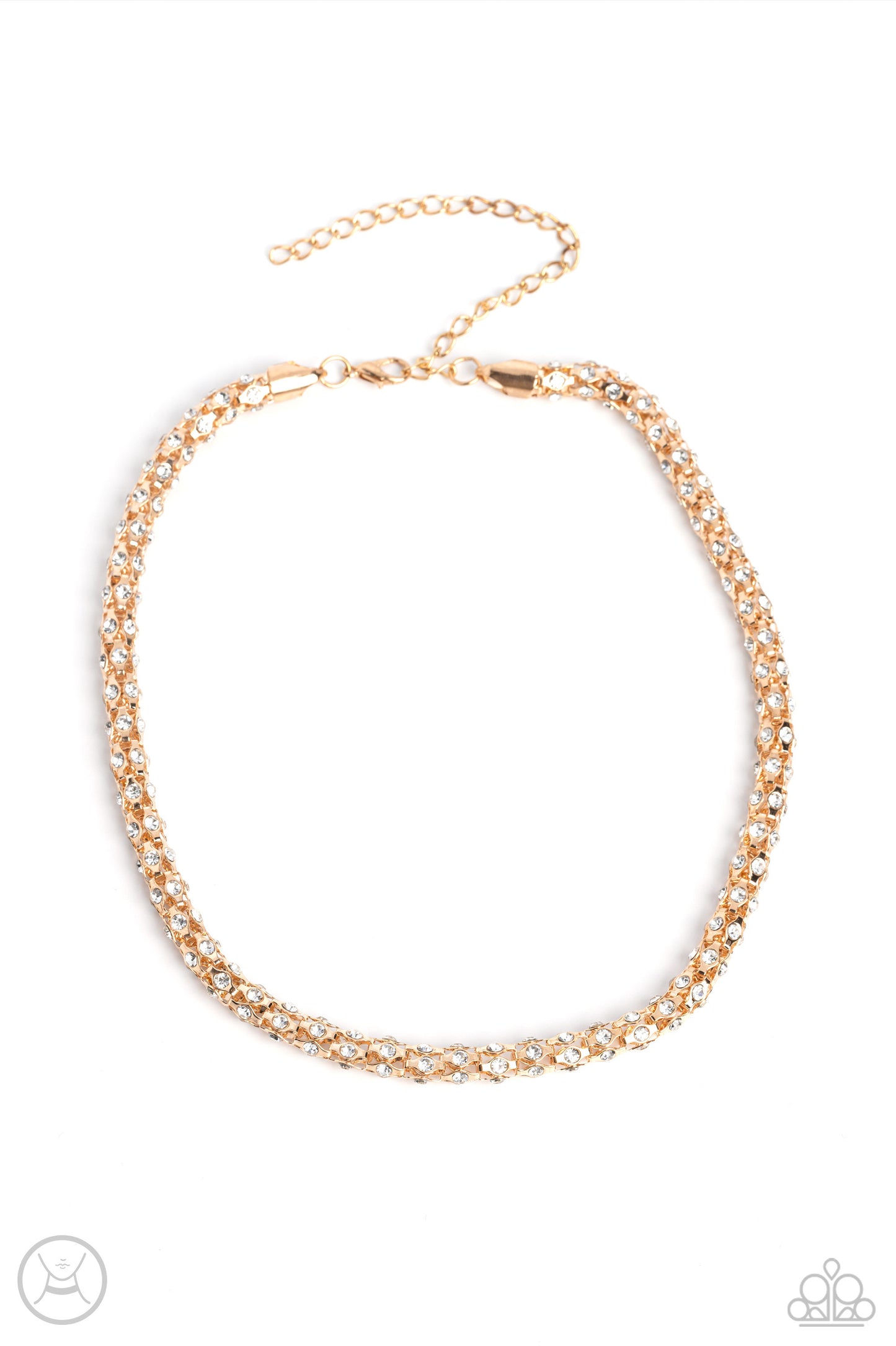 Paparazzi Eternal Effulgence - Gold Choker Necklace