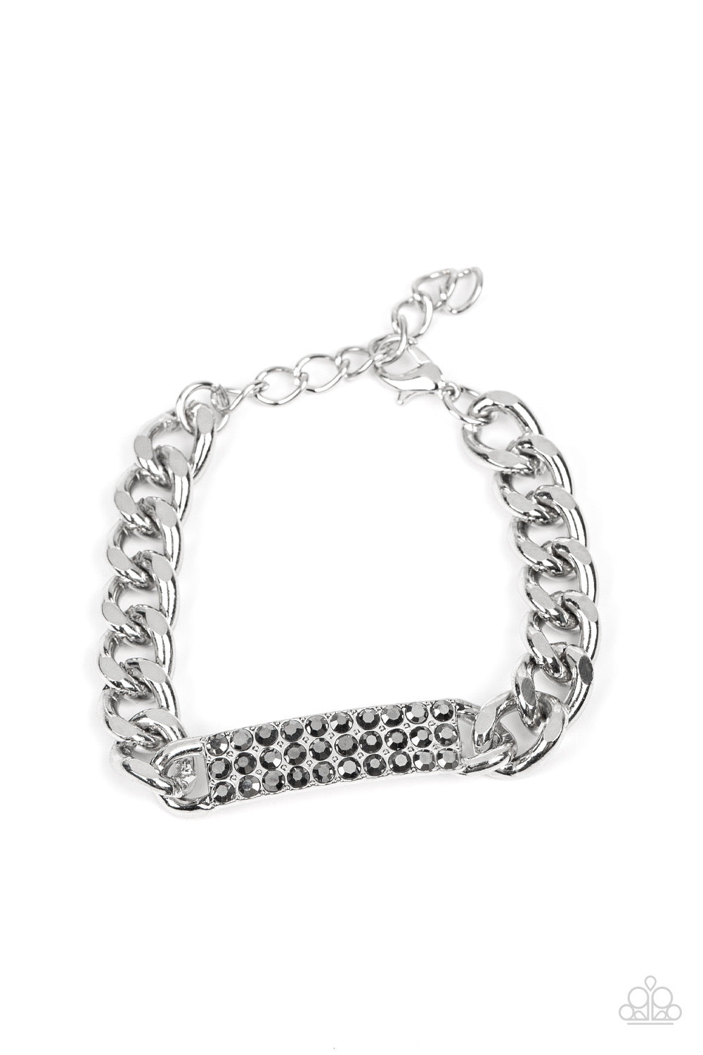 Paparazzi Icy Impact - Silver  Bracelet