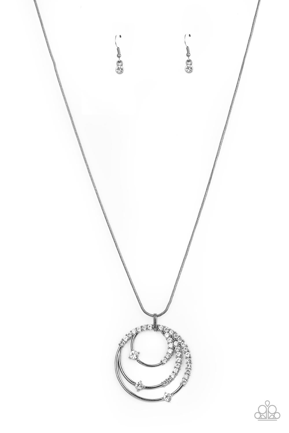 A Finishing Touch Ecliptic Elegance - Black Necklace