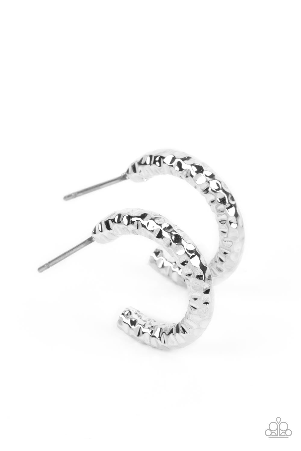 Paparazzi Wandering Wreaths - Silver Earrings