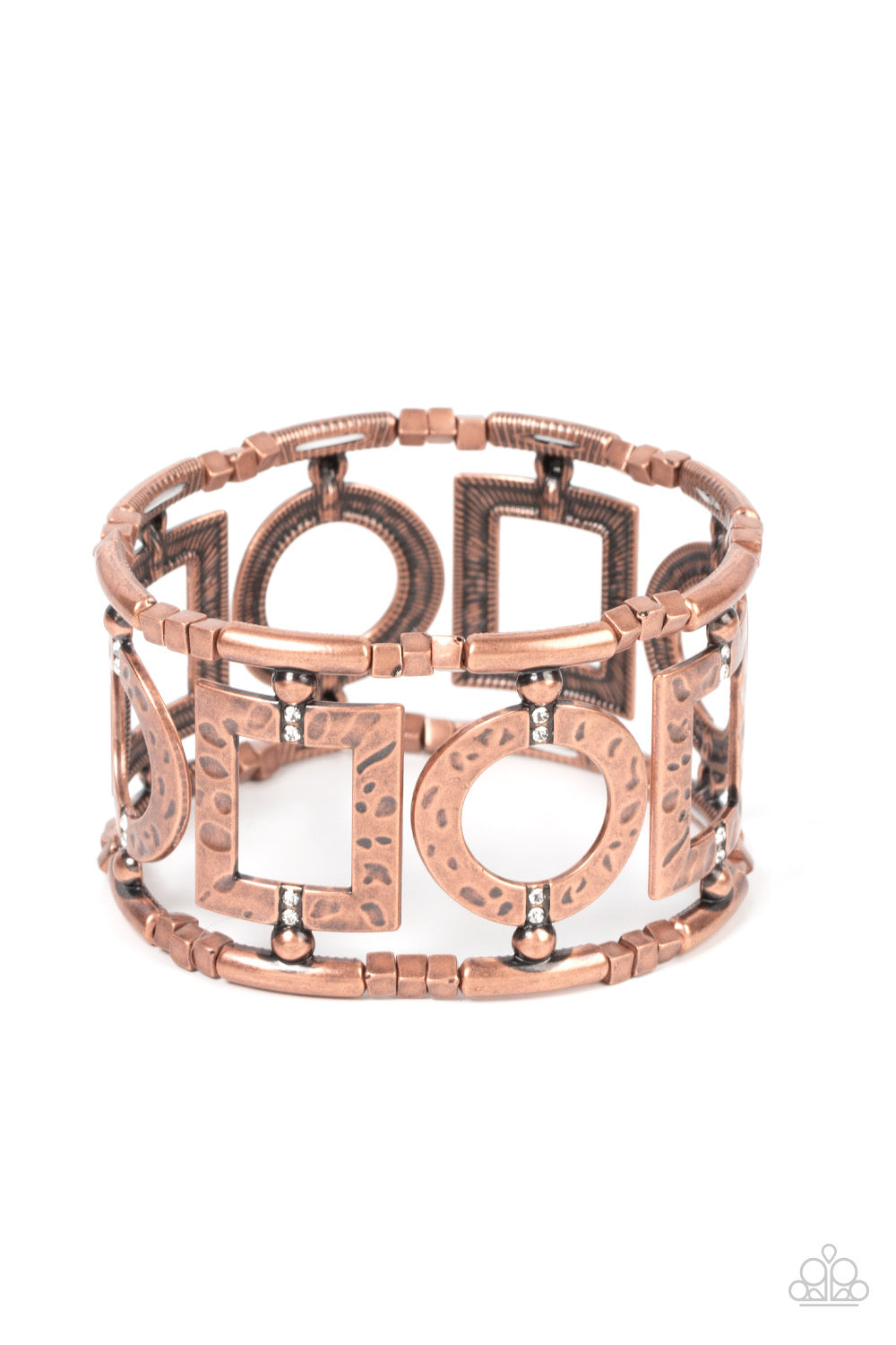 Paparazzi Framed and Fabulous - Copper Bracelet