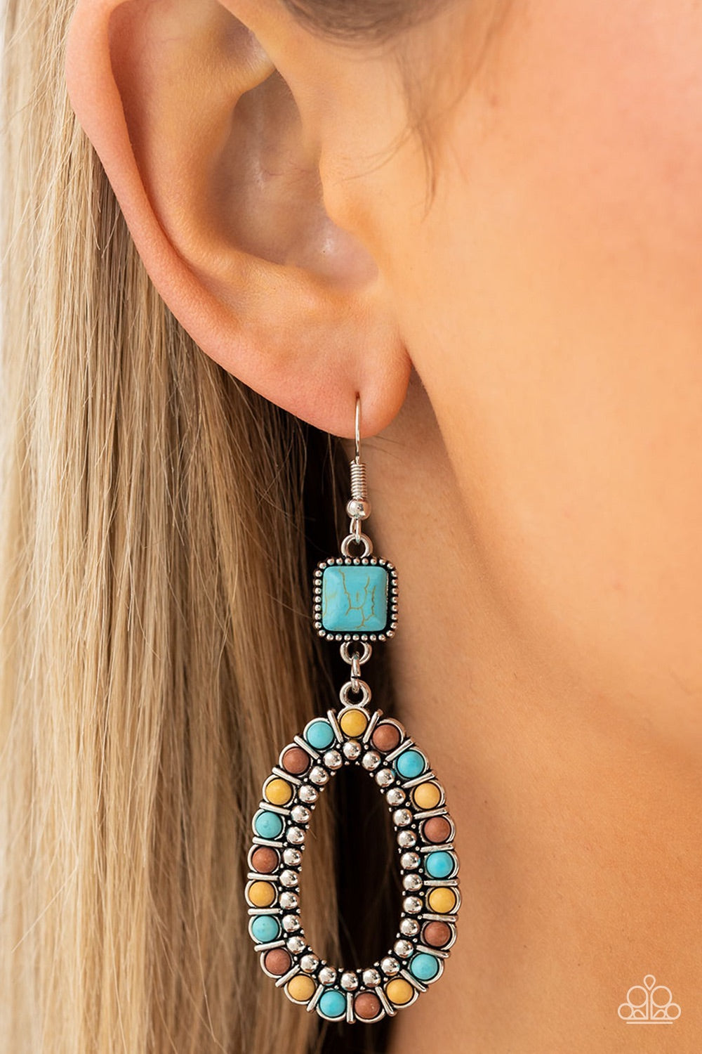 Paparazzi Napa Valley Luxe - Multi Earrings - A Finishing Touch Jewelry