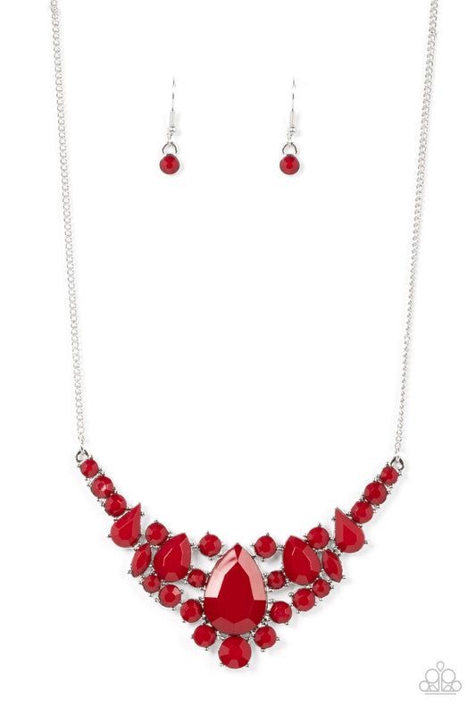 Paparazzi Bali Ballroom - Red Necklace -Paparazzi Jewelry Images