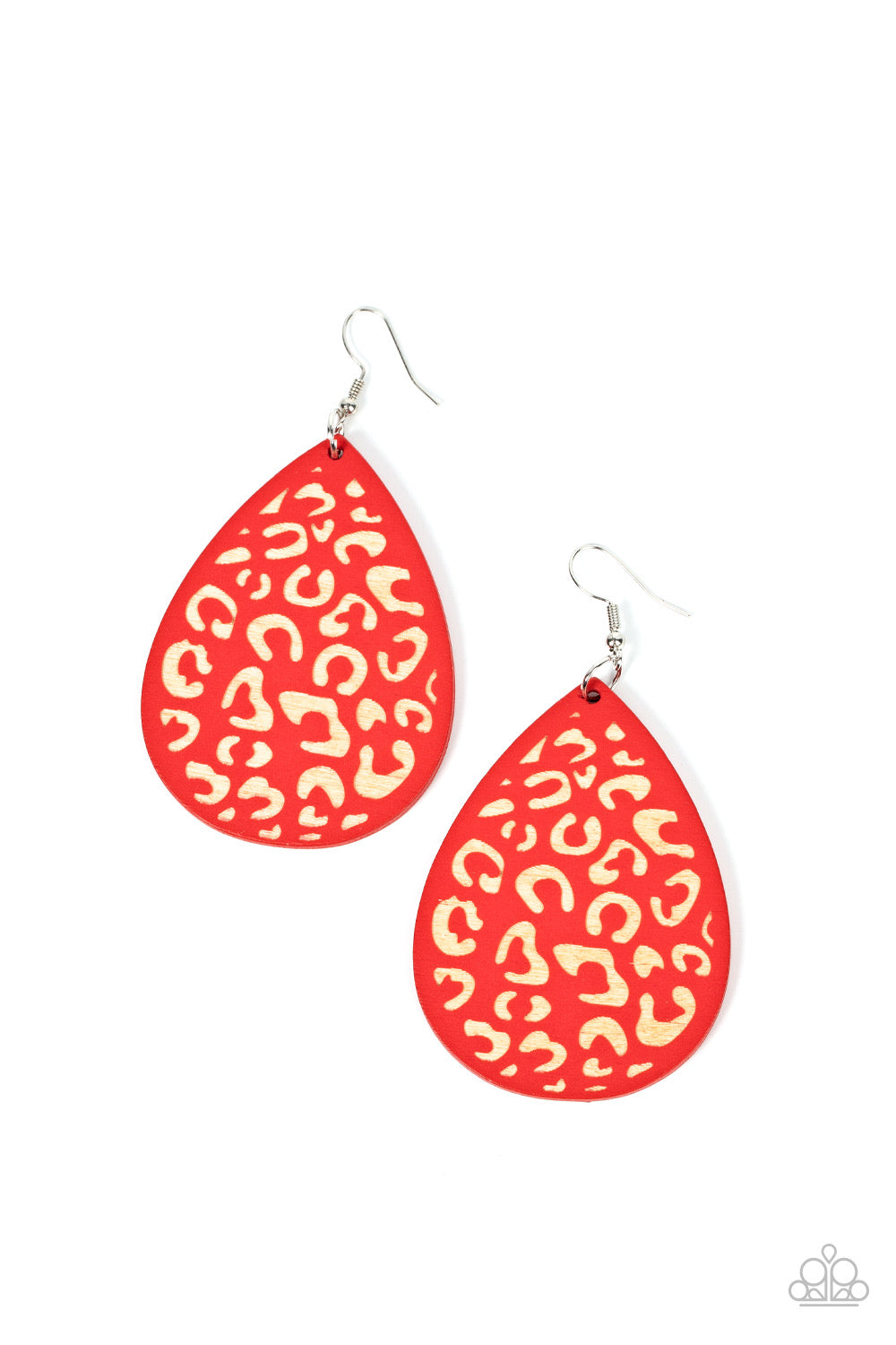 Paparazzi Suburban Jungle - Red Earrings