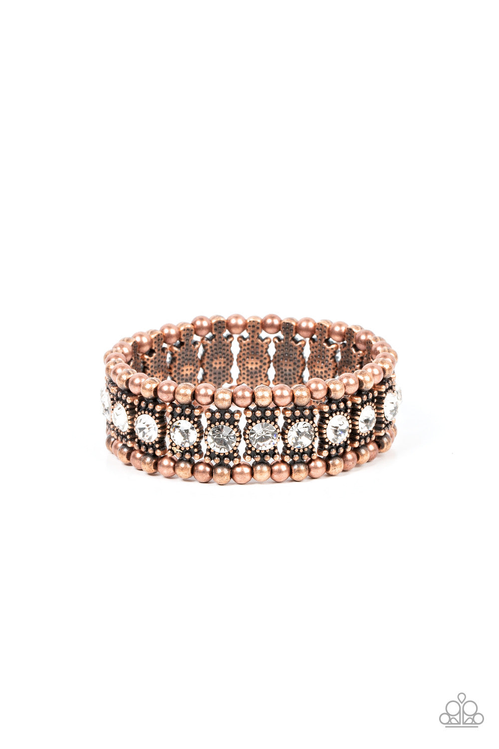 Paparazzi Ritzy Reboot - Copper  Bracelet - A Finishing Touch Jewelry