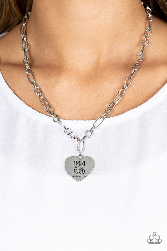 Paparazzi Perennial Proverbs - Silver  Necklace