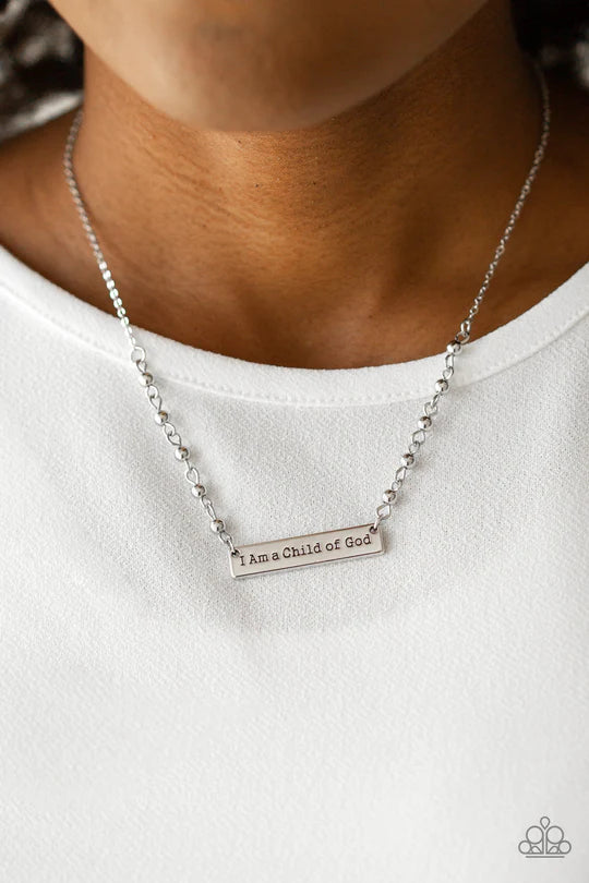 Inspirational Jewelry - Send Me An Angel - Silver Necklace Paparazzi jewelry image