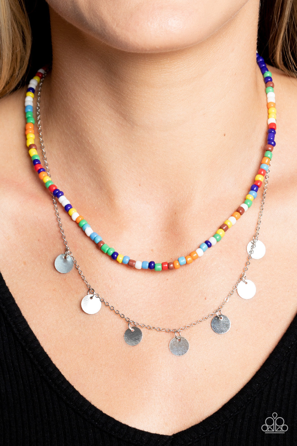 Paparazzi Comet Candy - Multi Necklace