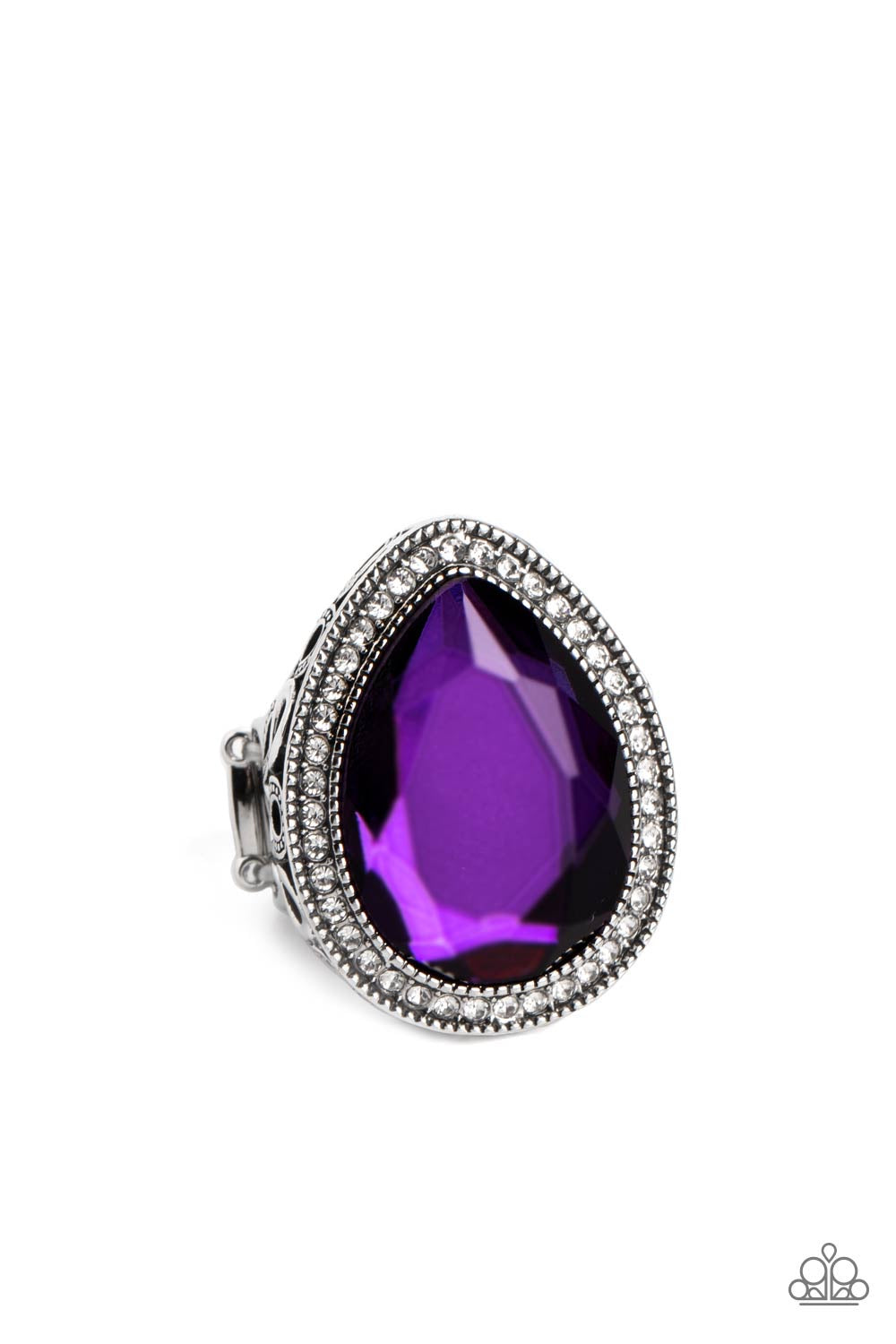 Paparazzi Illuminated Icon - Purple Ring - Bling Jewelry Paparazzi Jewelry Images 