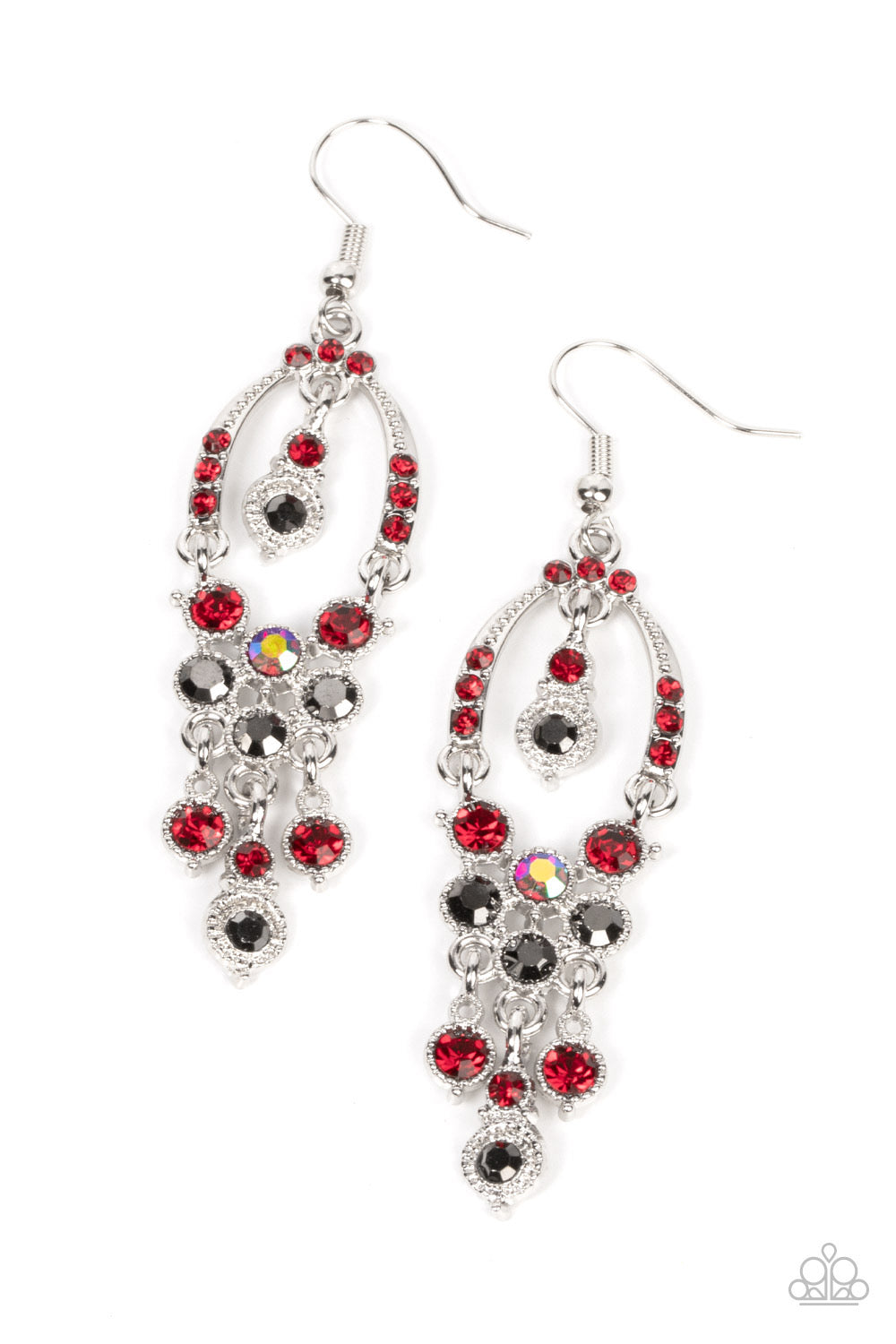 Paparazzi Sophisticated Starlet - Red Earrings - A Finishing Touch Jewelry