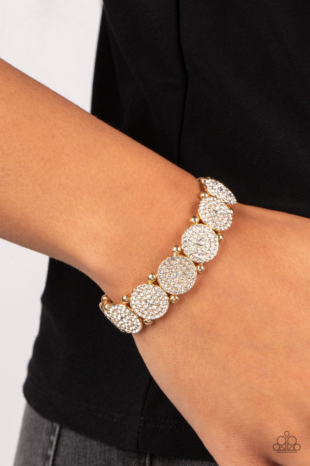 Paparazzi Palace Intrigue - Gold Bracelet - A Finishing Touch Jewelry