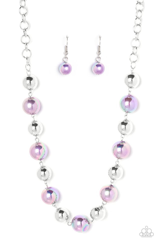 Paparazzi Necklace Dreamscape Escape - Purple Necklace - A Finishing Touch Jewelry