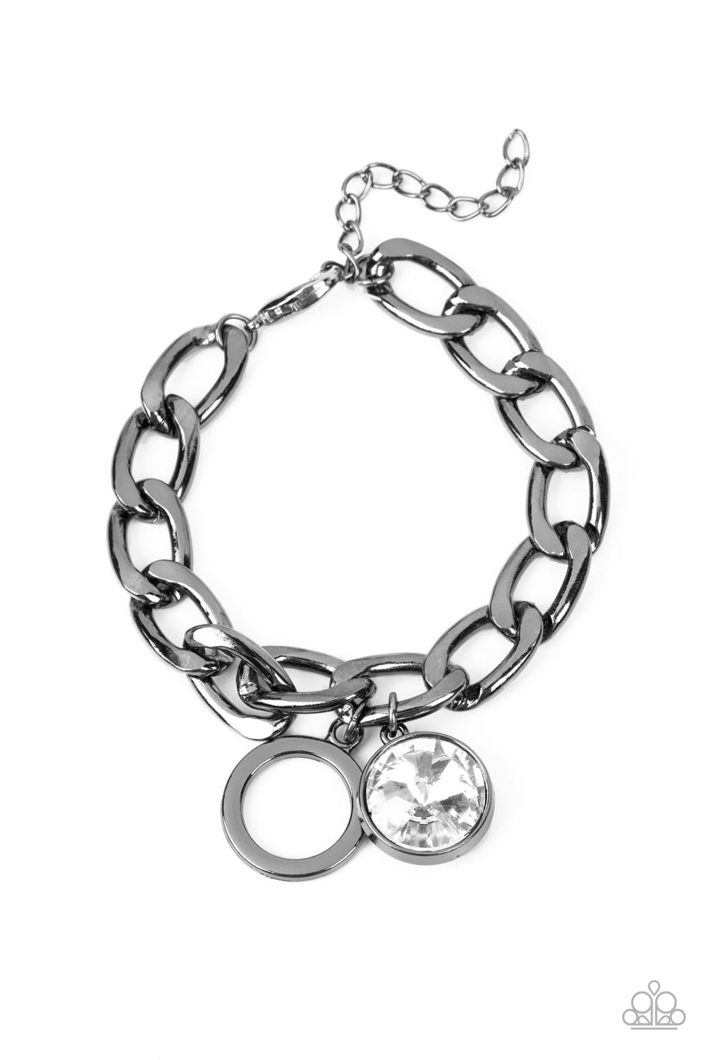 Paparazzi 2pc Set: Paparazzi Industrial Noise - Black Necklace & Unyielding Roar - Black Bracelet