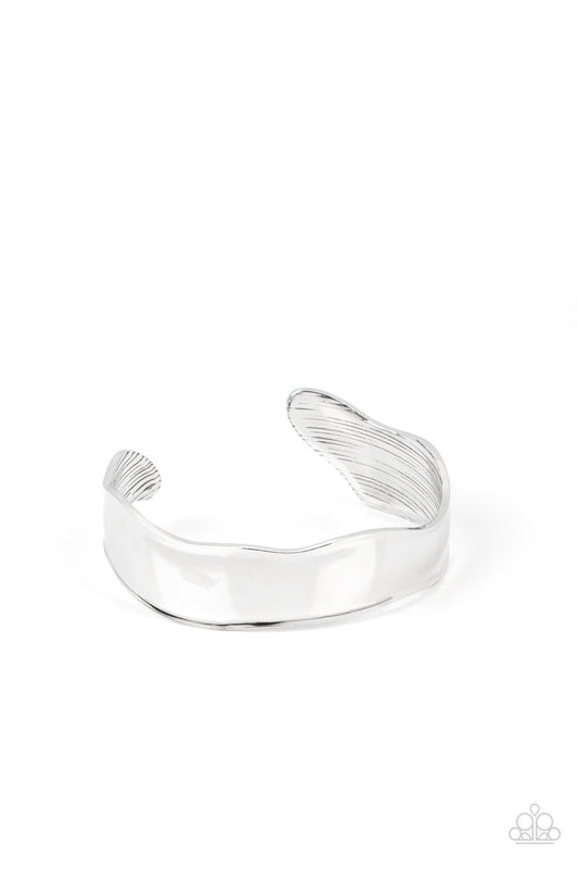 Paparazzi Wayward Waves - Silver Bracelet