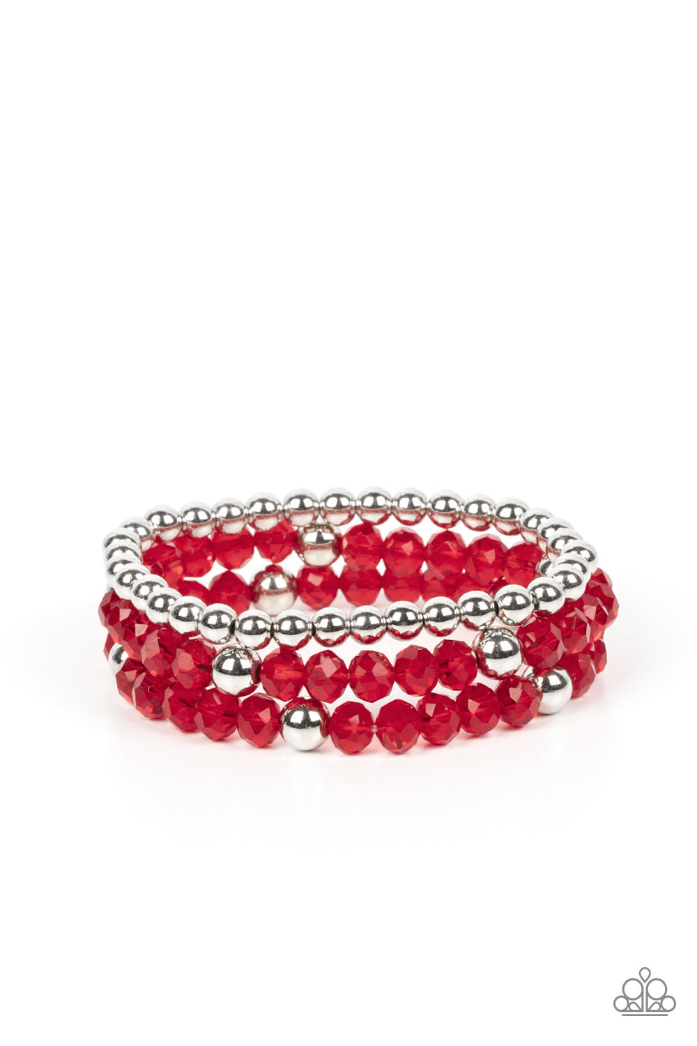 Paparazzi Prismatic Perceptions - Red Bracelet