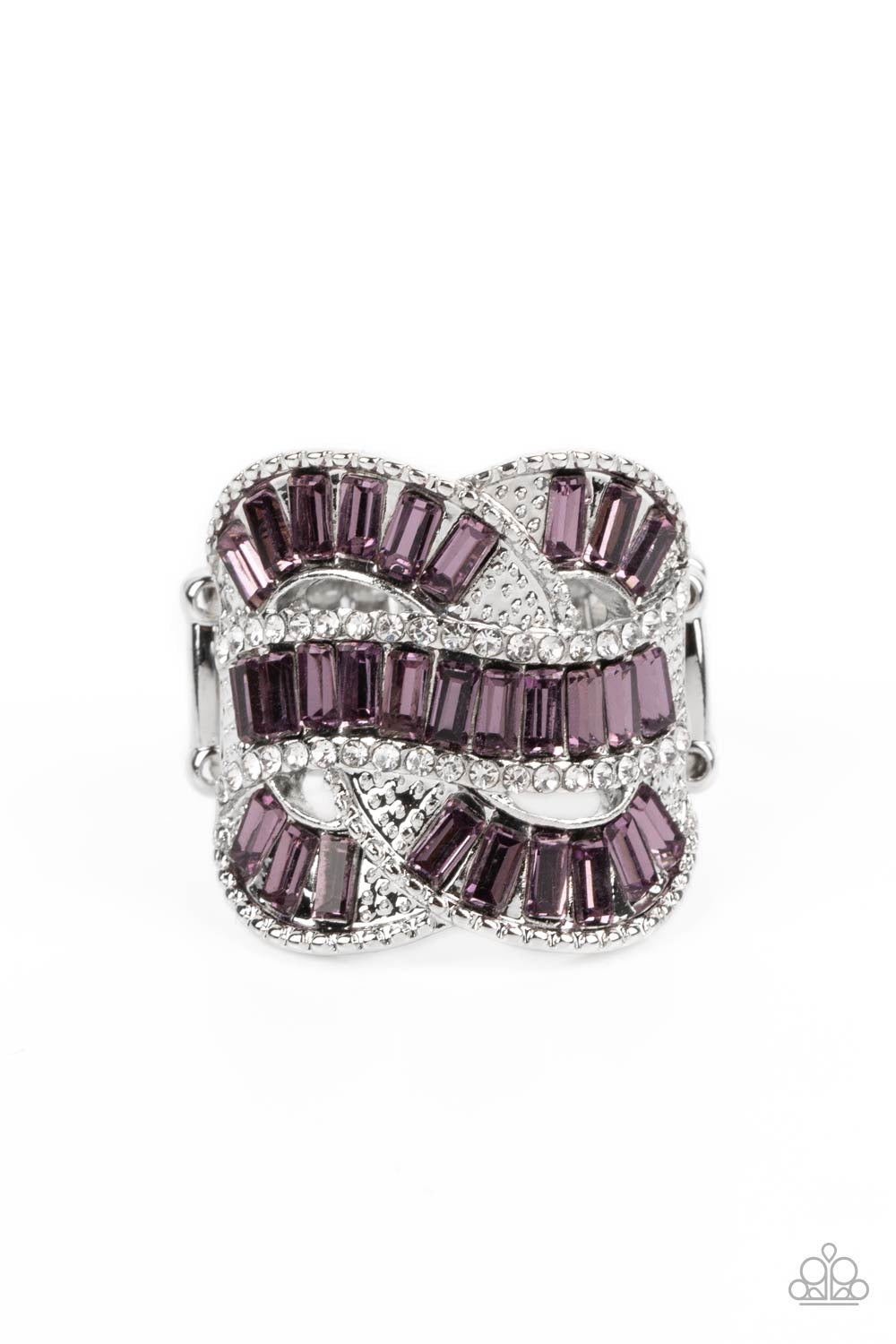 Paparazzi Six-Figure Flex - Purple Ring