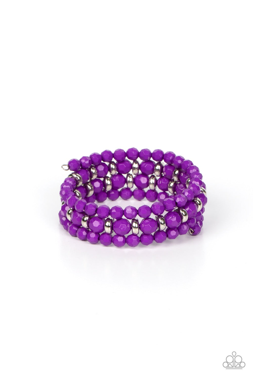 Paparazzi Its a Vibe - Purple Bracelet - A Finishing Touch Jewelry