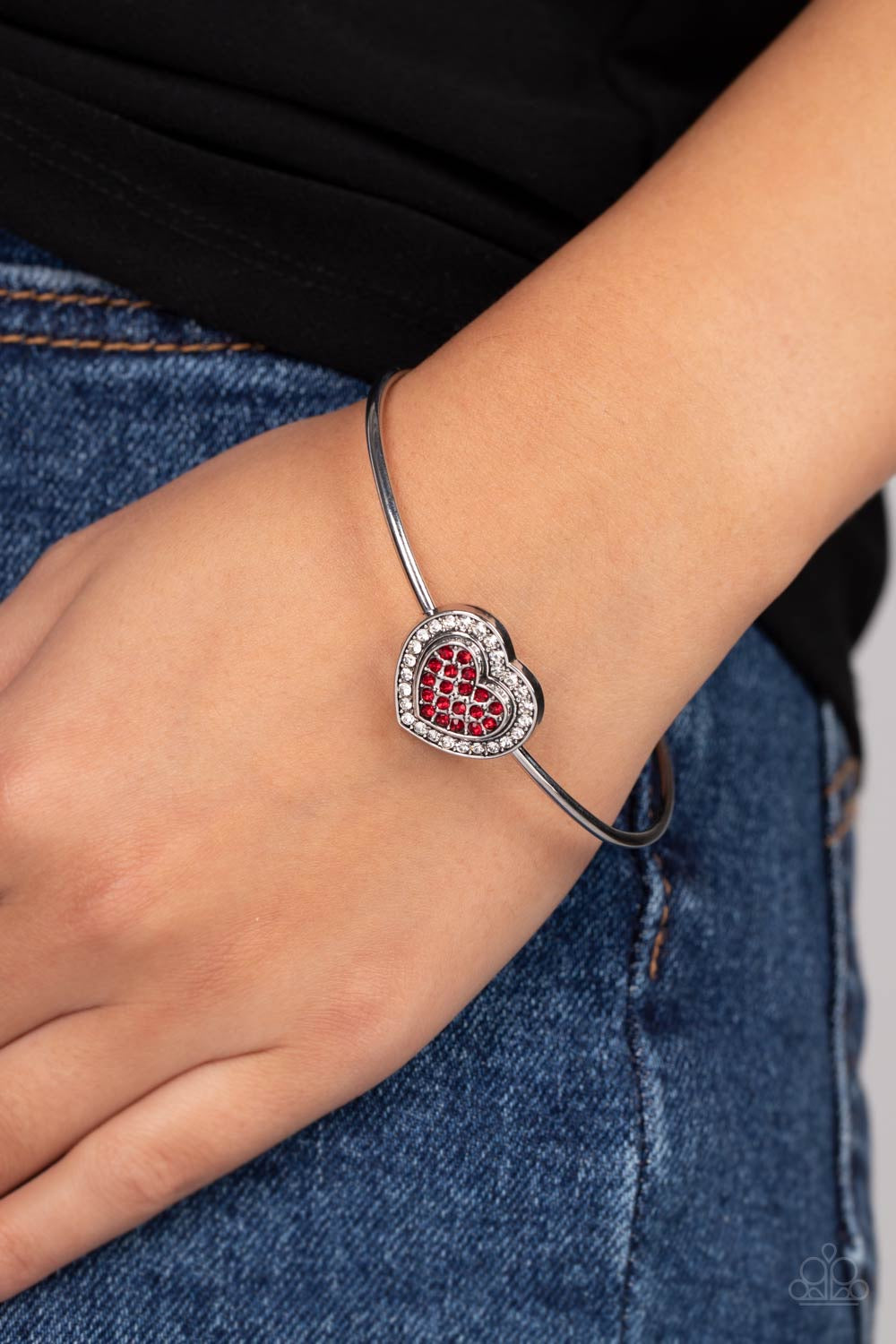 Paparazzi Stunning Soulmates - Red Bracelet -Paparazzi Jewelry Images