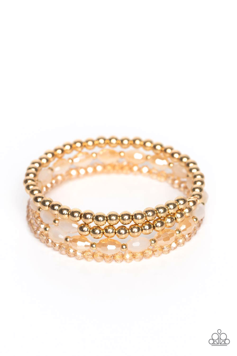 Paparazzi Celestial Chapter - Gold Bracelet -Paparazzi Jewelry Images 