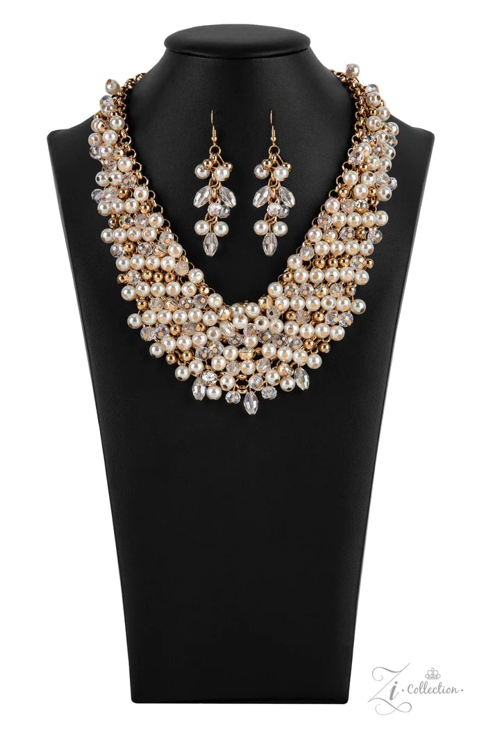 Sentimental 2021 Zi Collection White Pearl Paparazzi Necklace